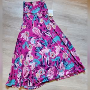 Lularoe Maxi Skirt Floral Size XXS